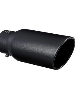 Punta de escape negra - Diseño de perno de -Negro