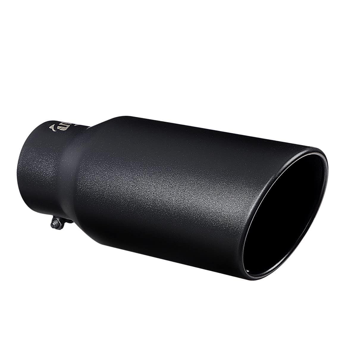 Punta de escape negra - Diseño de perno de -Negro