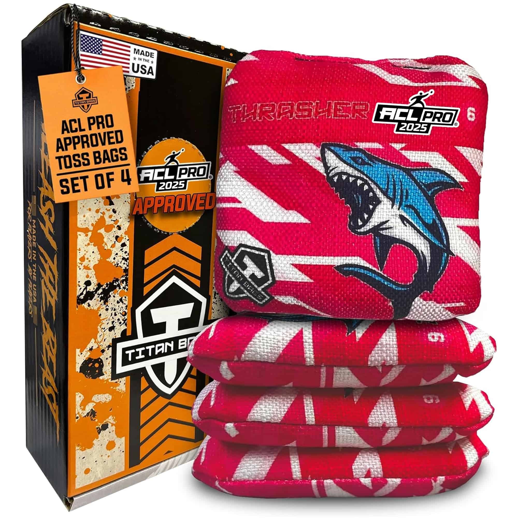 Bolsas de Maíz Titan Thrasher - 6" x 6" Bolsas de Maíz ACL