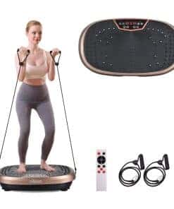 Máquina de Ejercicio de Plataforma de -Brown, Silver, Black