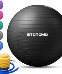Pelota de Ejercicio STOROMO, Pelota de Yoga -Black