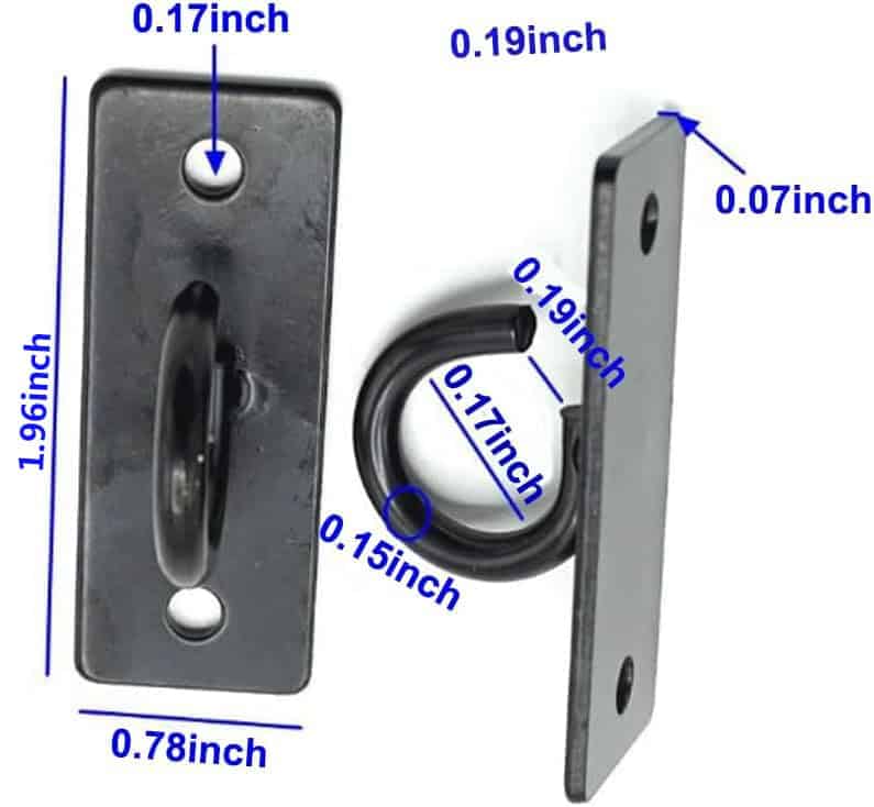 8 Pcs Anclaje de Pared para Bandas de Resistencia, Anclaje - Imagen 3