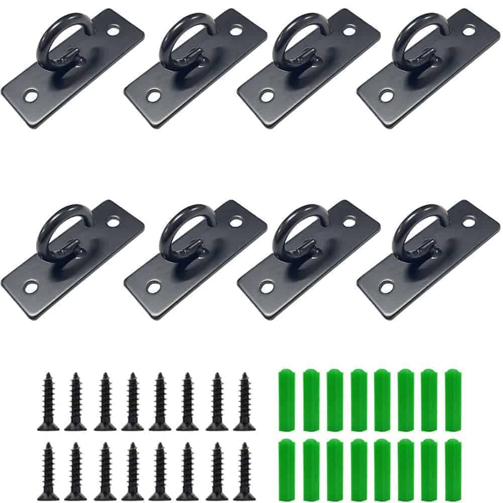 8 Pcs Anclaje de Pared para Bandas de Resistencia, Anclaje