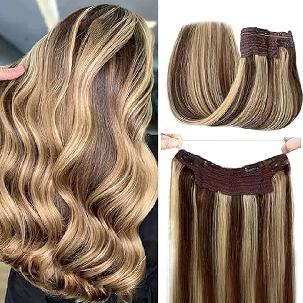 Extensiones de Cabello con Cable Rubia, Extensiones de