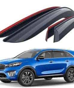 Deflectores de ventanas laterales irrompibles -Humo Premium