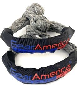GA GearAmerica Synthetic Soft Shackles - 1/2" Gris - 45,000