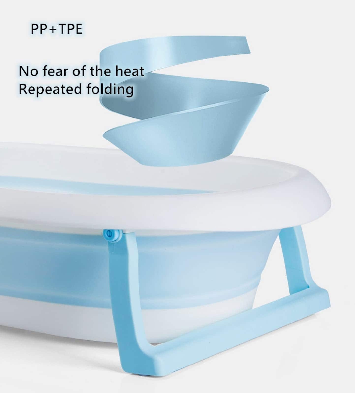 Tina de baño plegable para bebé, tina para recién nacidos - Imagen 5