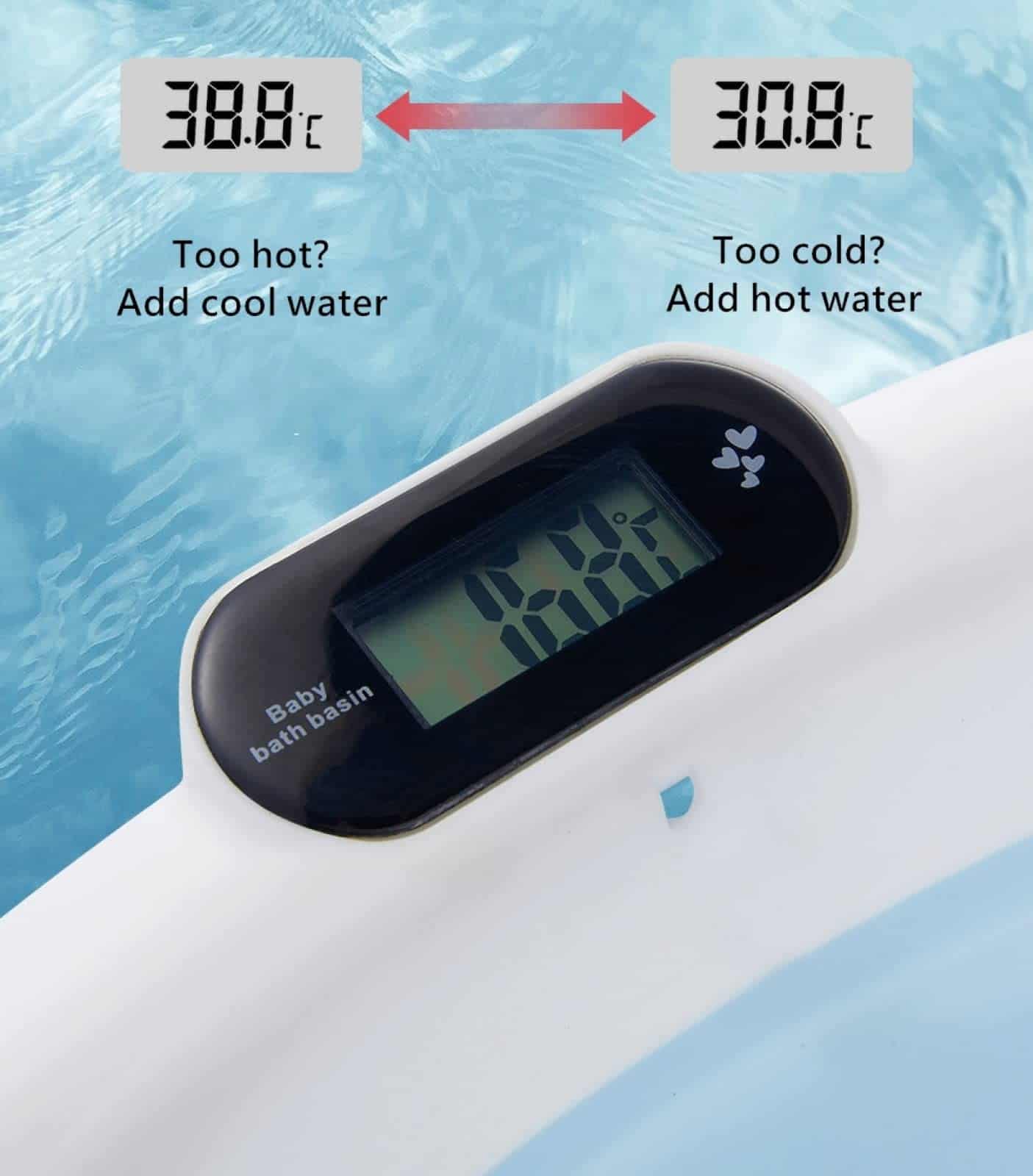 Tina de baño plegable para bebé, tina para recién nacidos - Imagen 3