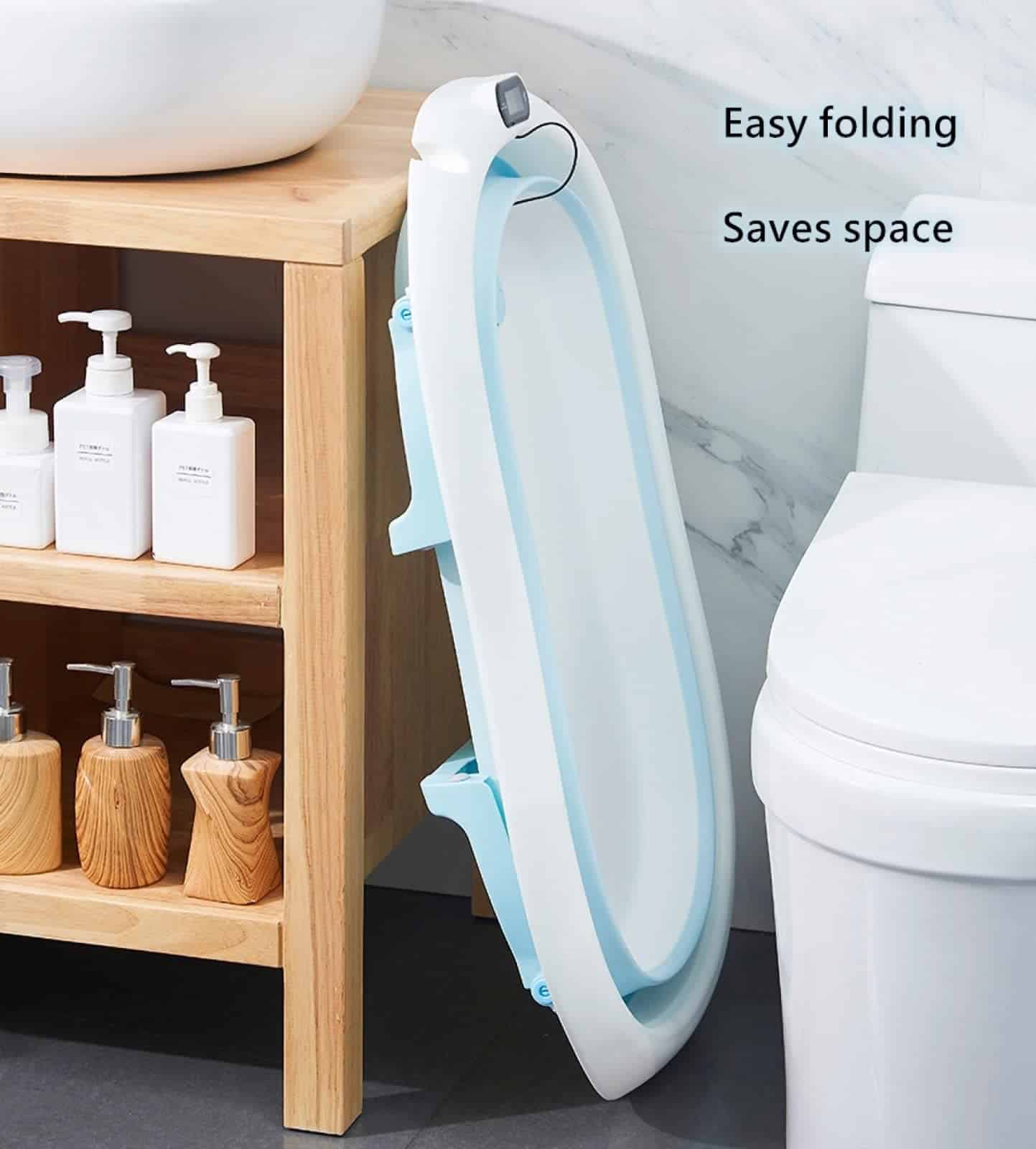 Tina de baño plegable para bebé, tina para recién nacidos - Imagen 4
