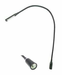 Lámpara LED de cuello de ganso XLR de 24 pulgadas 2 vatios