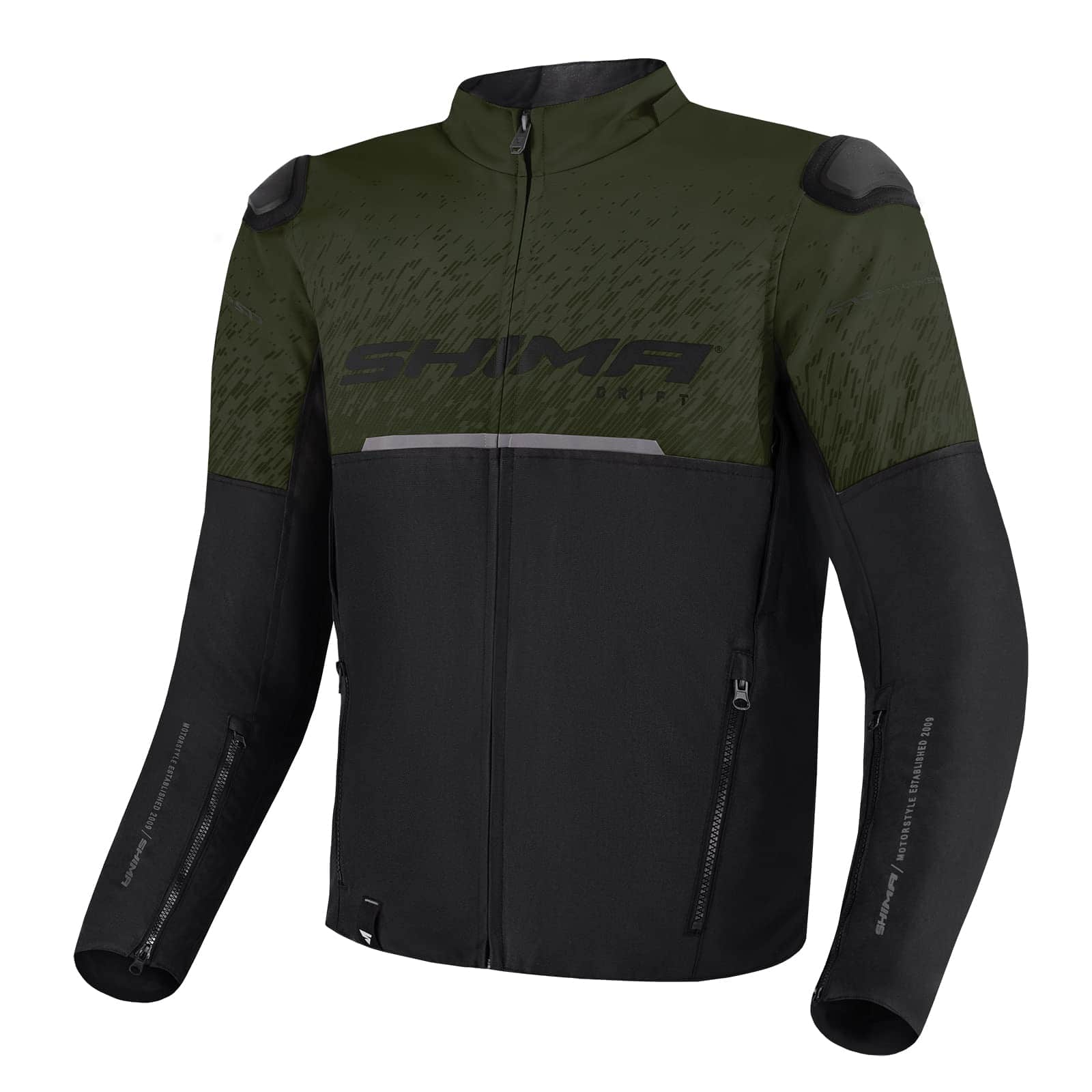 Chaqueta de moto SHIMA DRIFT para hombre - -Khaki