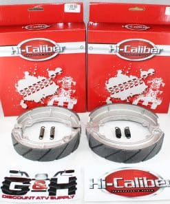 Zapatas de Freno Delanteras y Traseras con Ranuras de Agua