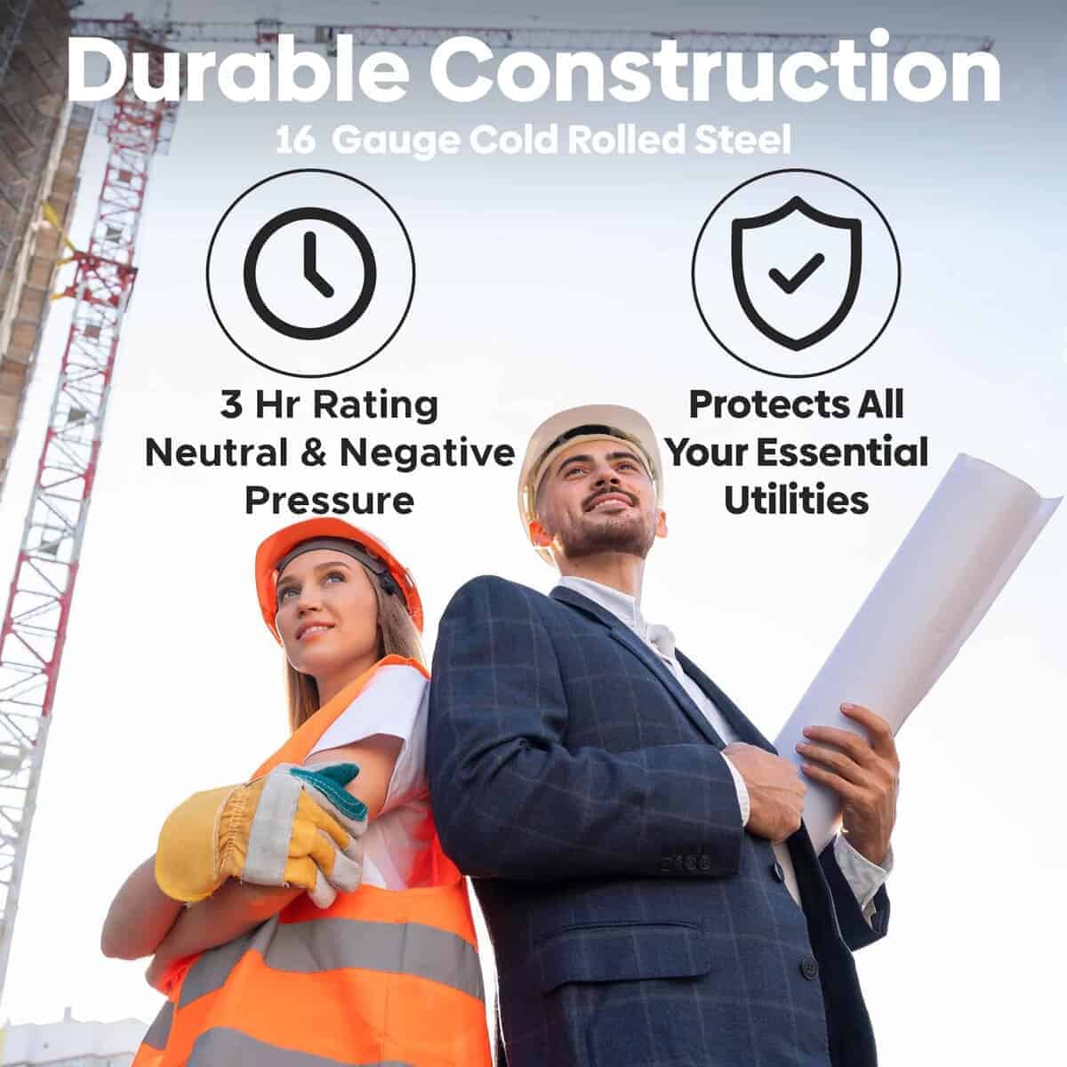 Mejor Puerta de Acceso Metálica Aislada Clasificada contra - Imagen 9