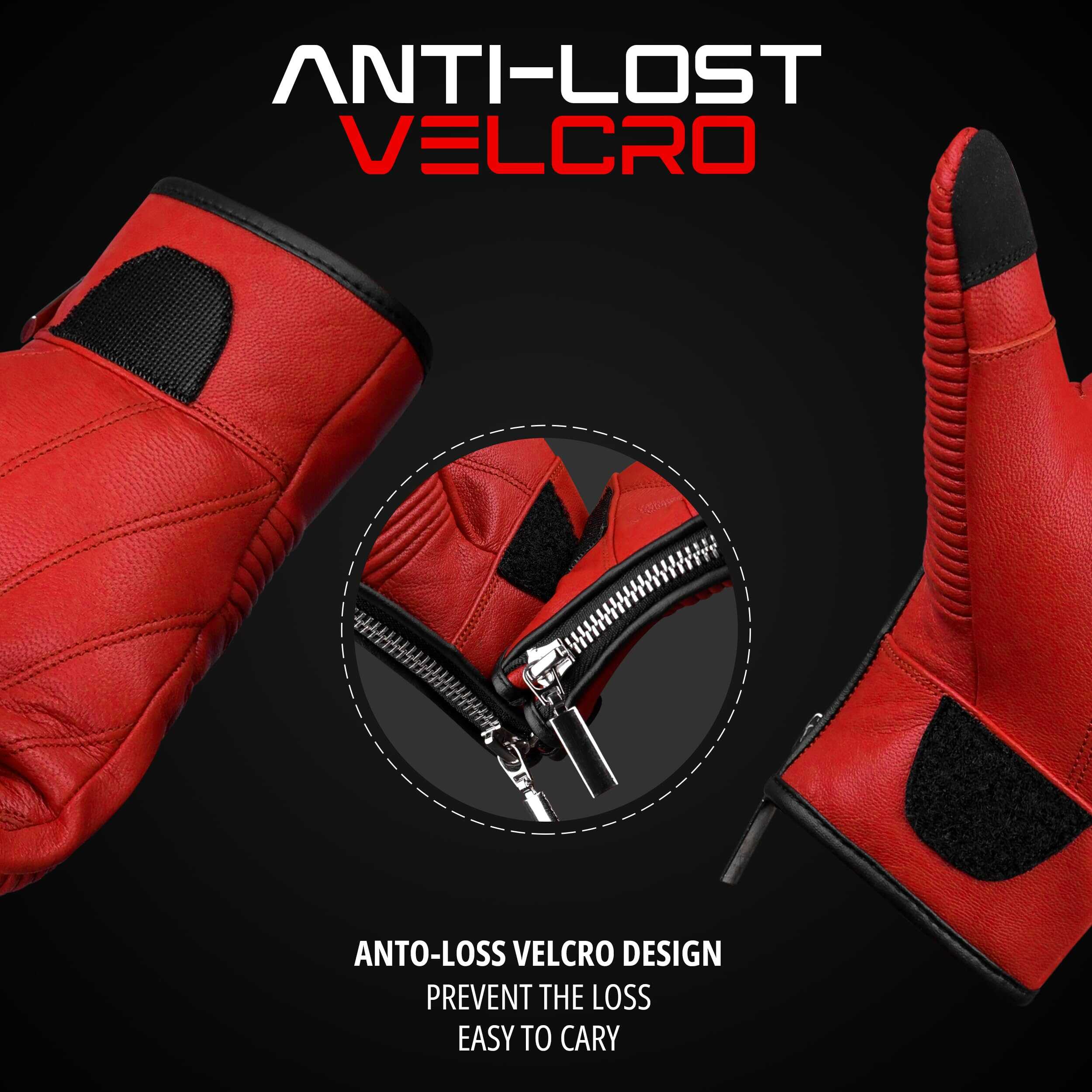 Guantes J.A.G. JAG para Motocicleta con Pantalla Táctil - - Imagen 5