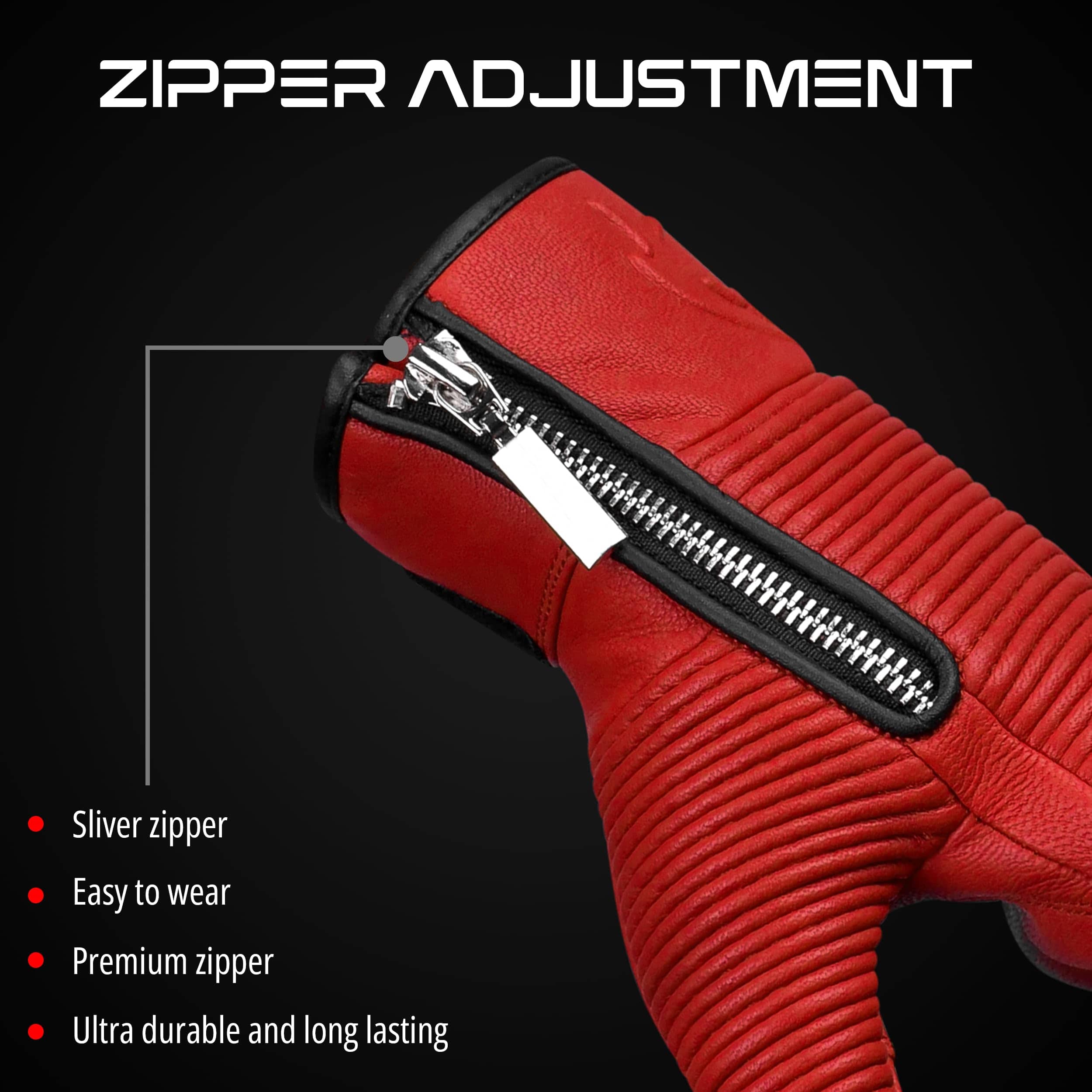 Guantes J.A.G. JAG para Motocicleta con Pantalla Táctil - - Imagen 8