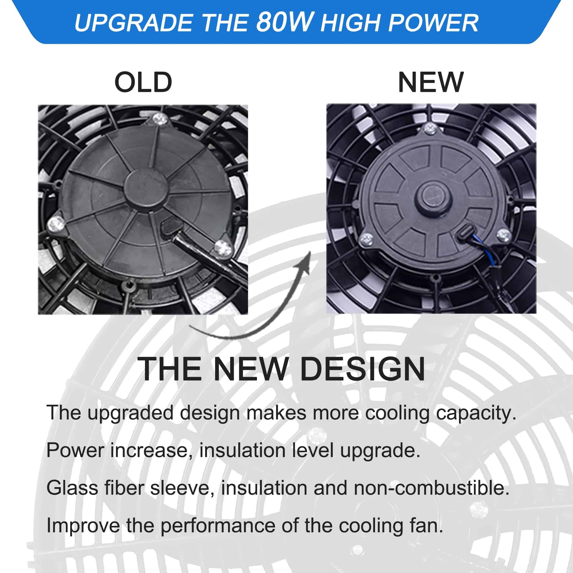 Ventilador de Radiador Eléctrico CTOCH de 12" Pulgadas 12V - Imagen 4