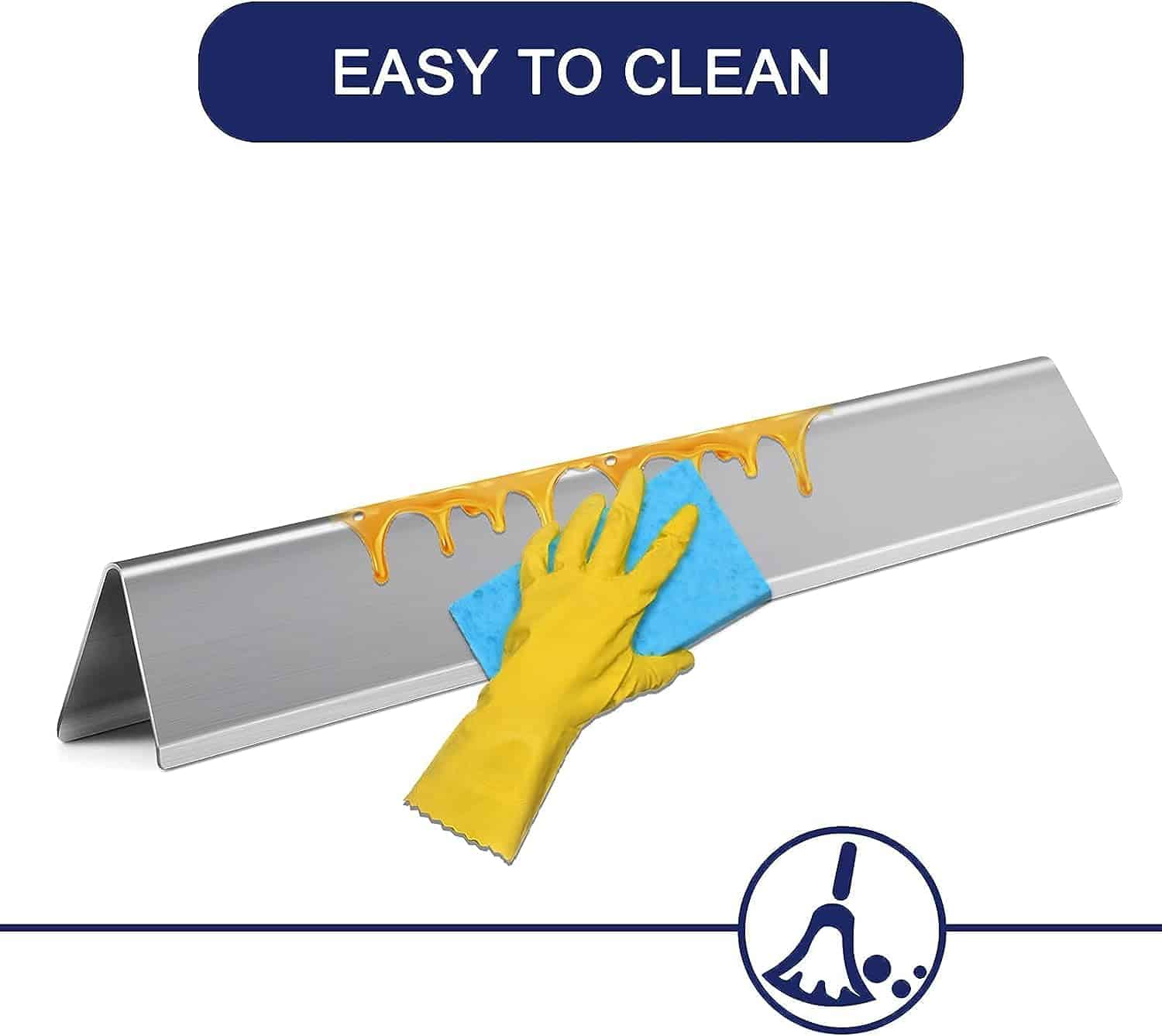 Meyafiny Grill Piezas de Repuesto 17.5" Barras Saborizantes - Imagen 8