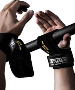 Correas de muñeca para levantamiento de pesas -negro