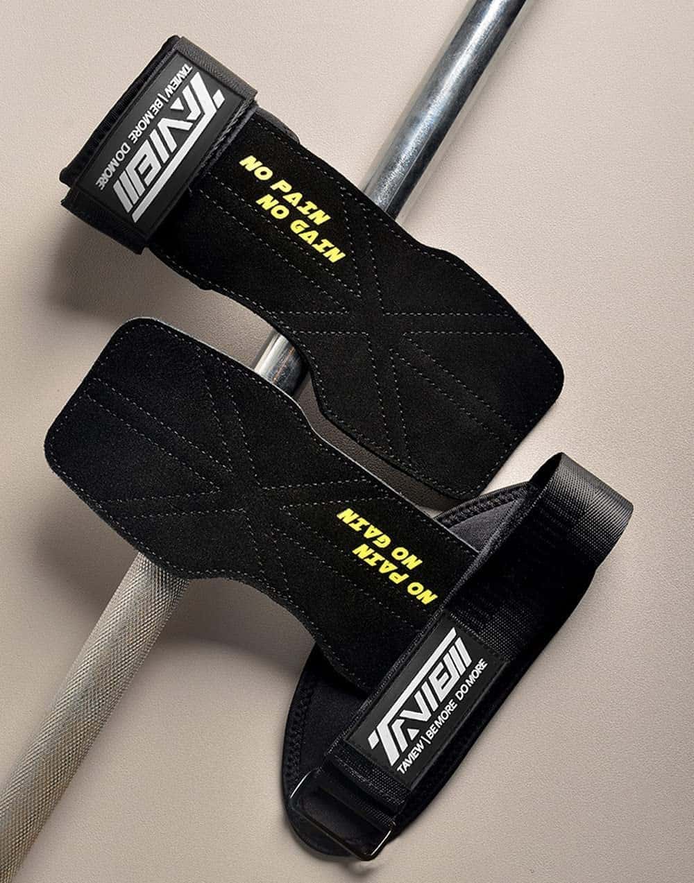 Correas de muñeca para levantamiento de pesas -negro - Imagen 5