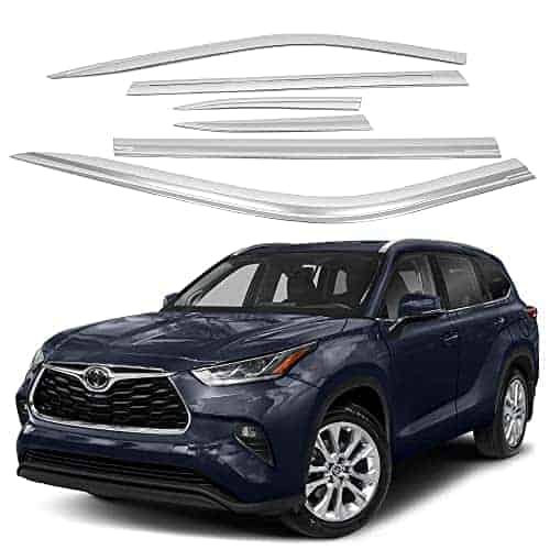 AUTOCLOVER Set de 6 Piezas de Guardabarros Ventanas con