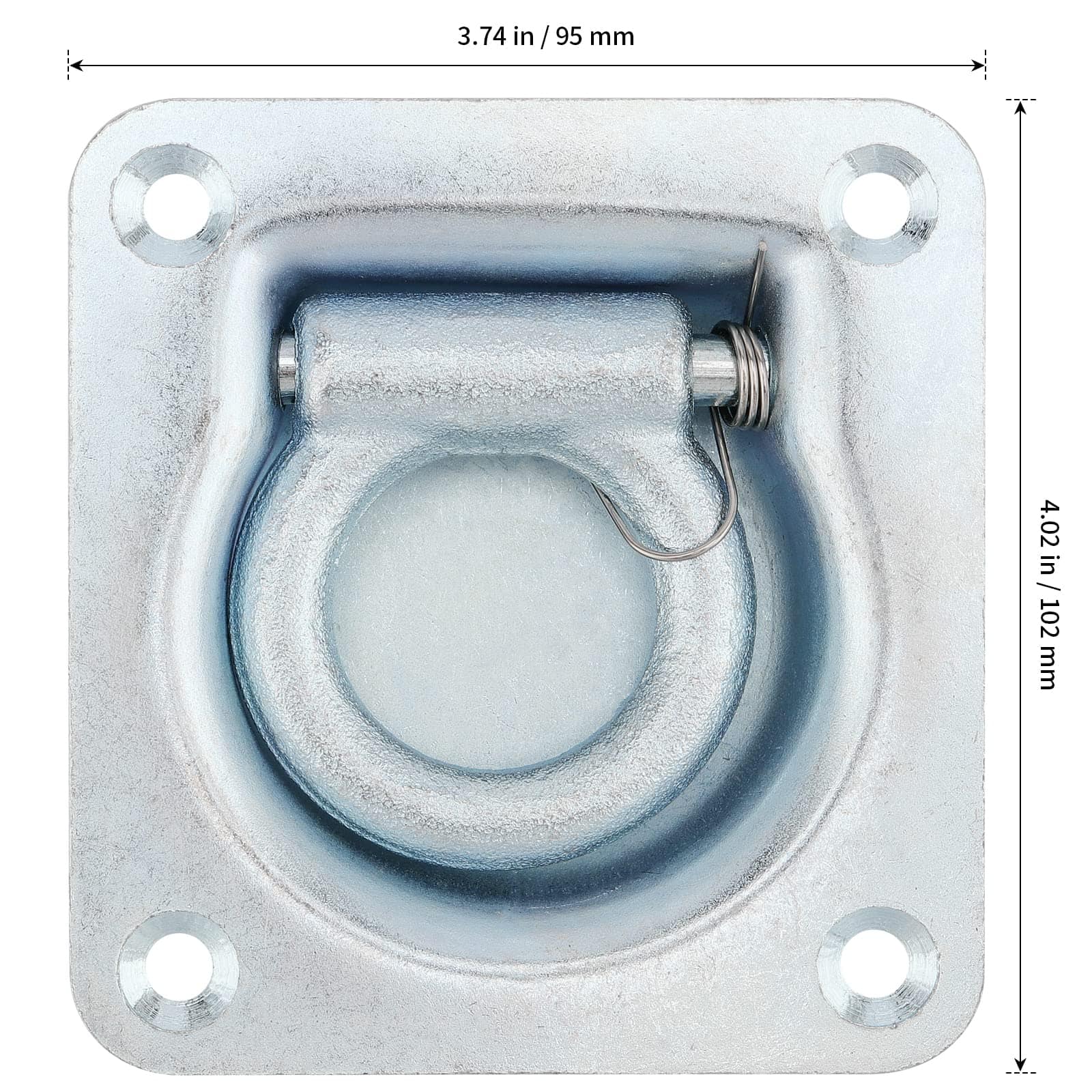SHEUTSAN 8 Pack Anclajes de Anillas Empotradas en forma de - Imagen 3