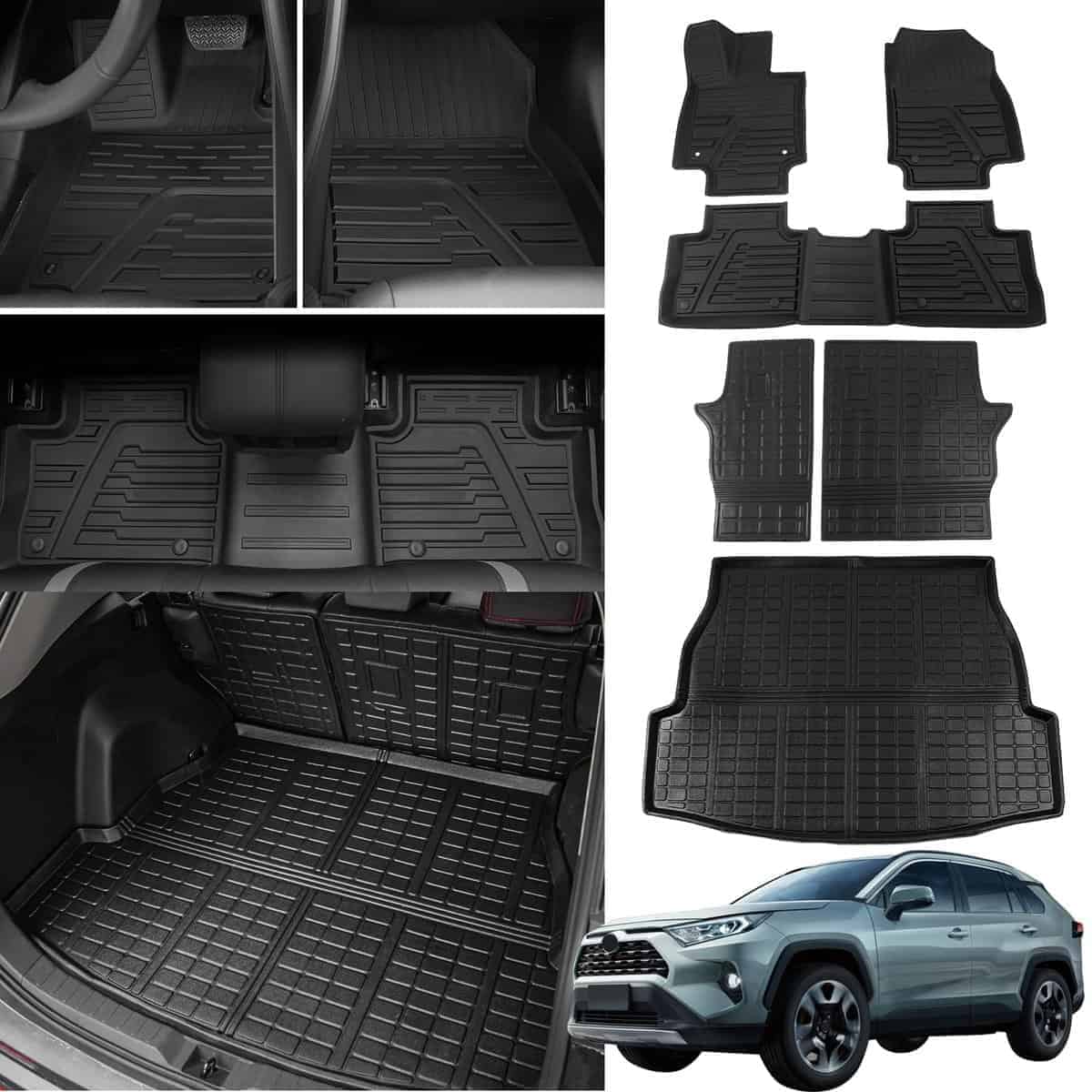 Tapetes para Piso Compatibles con Toyota Rav4 2019-2025