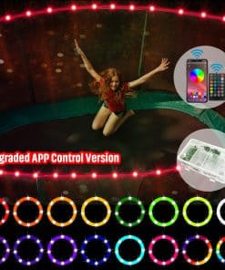 Luces LED para Trampolín con Control de APP Mejorado, Luces