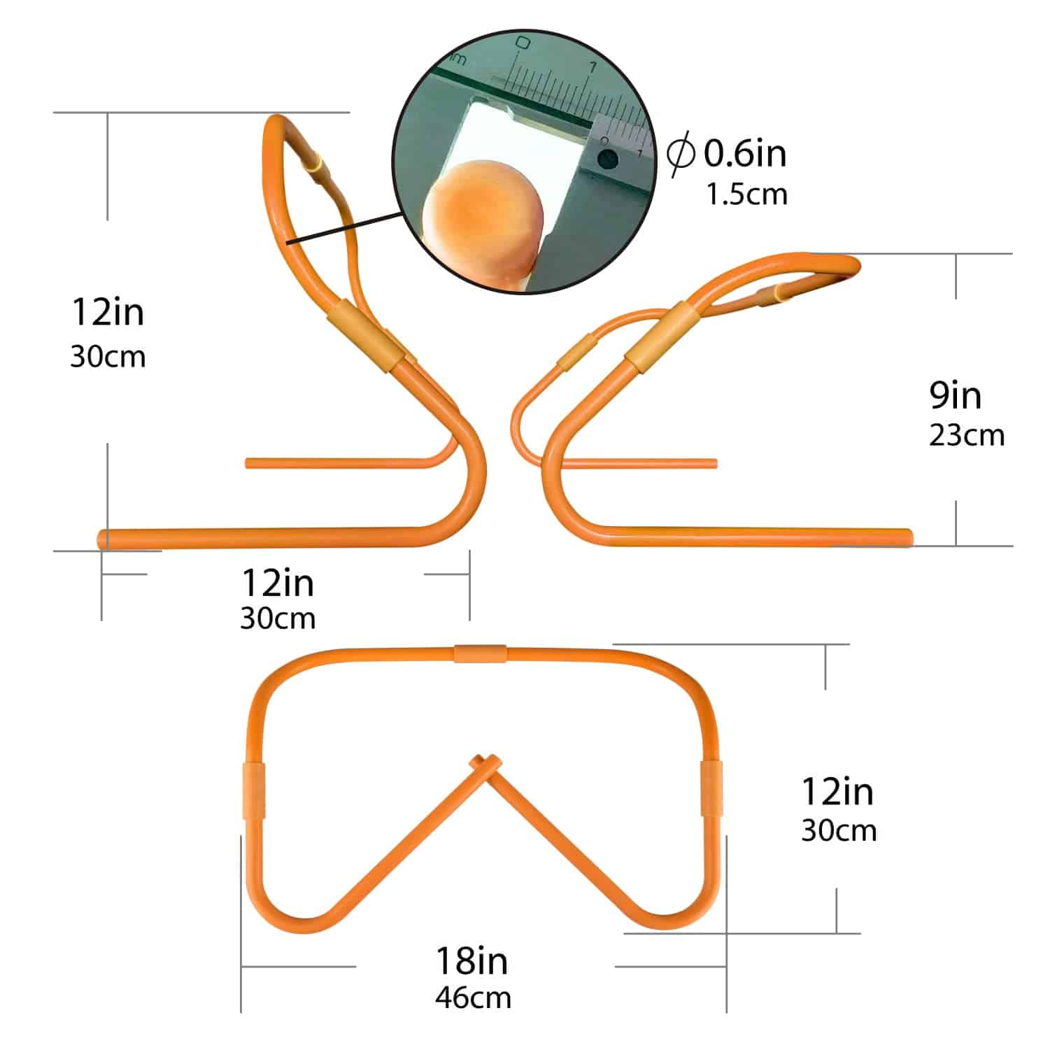 CAIKEI Agility Speed Hurdles Upgraded -Orange - Imagen 3