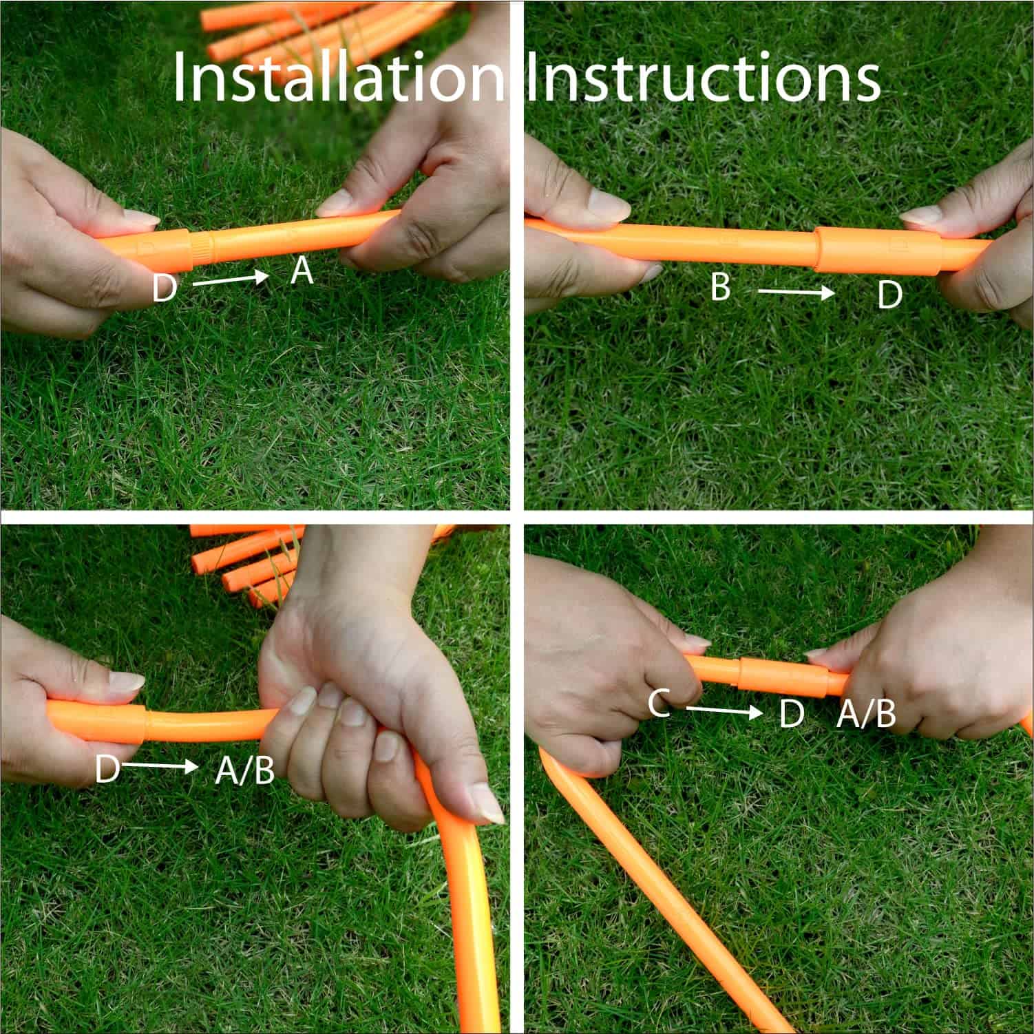 CAIKEI Agility Speed Hurdles Upgraded -Orange - Imagen 6