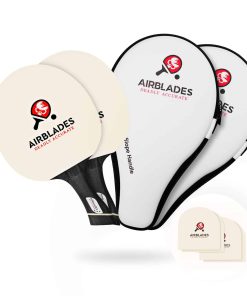 Set de 2 paletas de ping pong profesionales AIRBLADES + Dos