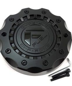 Tapacubo central de rueda negra mate Fuel Off-Road Wheels