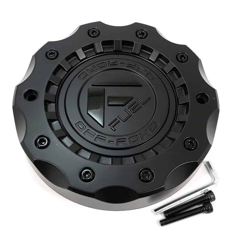 Tapacubo central de rueda negra mate Fuel Off-Road Wheels