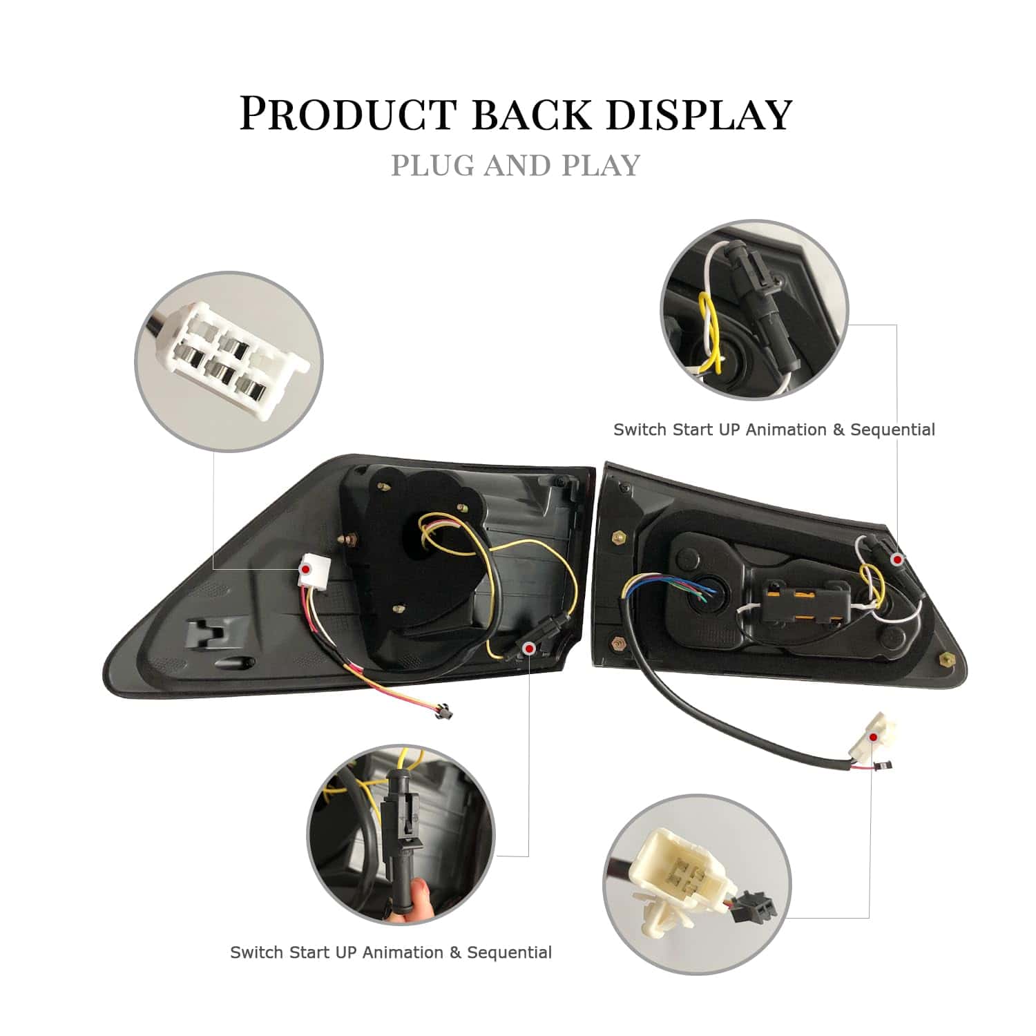 HCMOTIONZ Conjunto de luces traseras para Lexus - Imagen 9