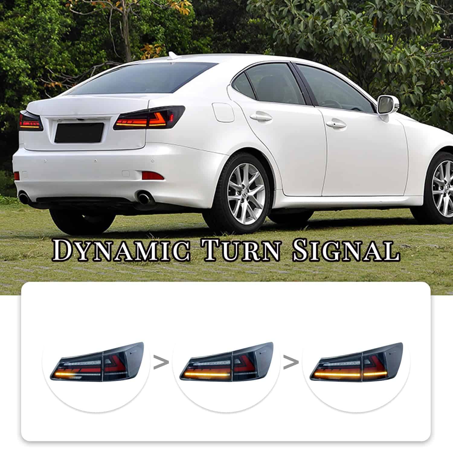 HCMOTIONZ Conjunto de luces traseras para Lexus - Imagen 6