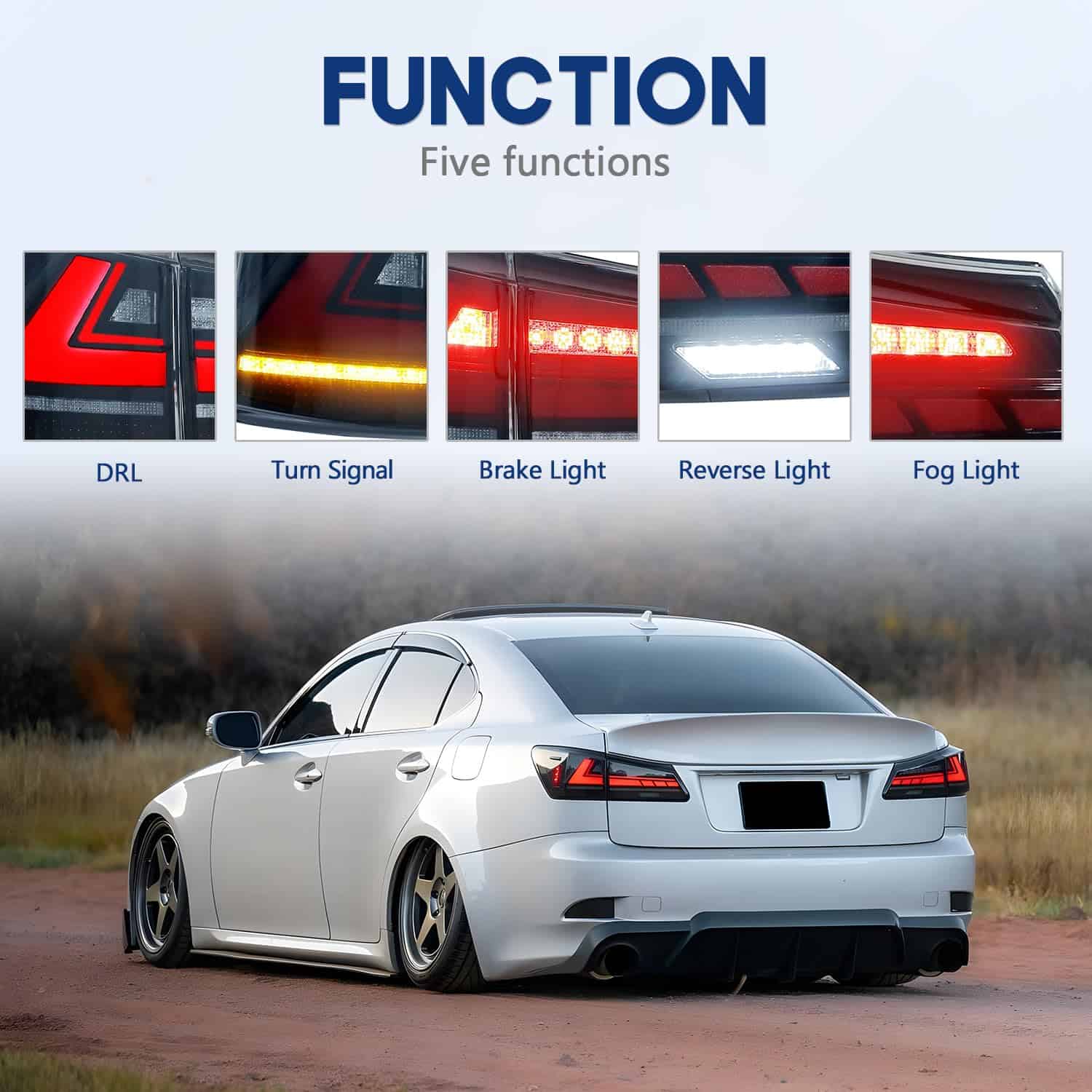 HCMOTIONZ Conjunto de luces traseras para Lexus - Imagen 7