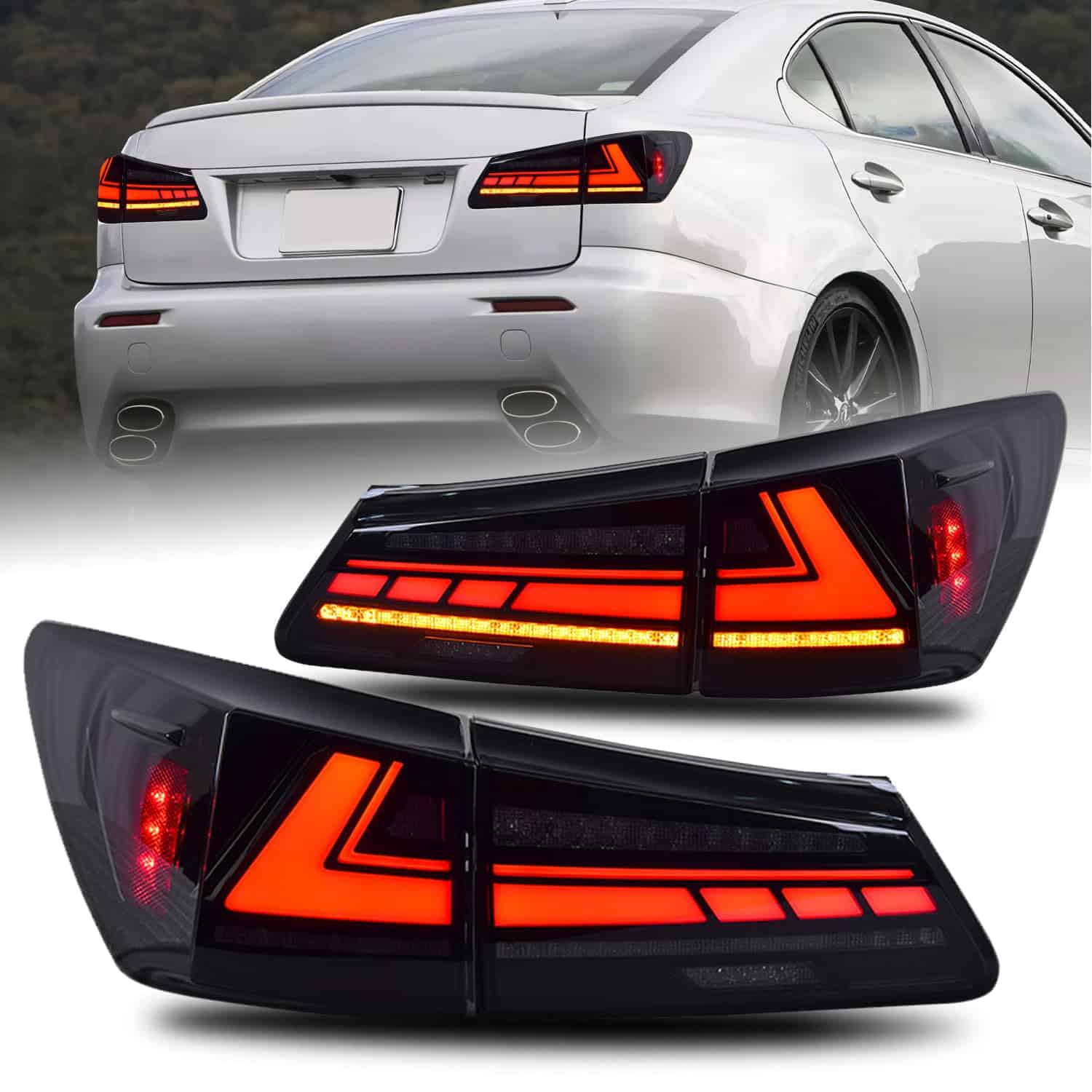 HCMOTIONZ Conjunto de luces traseras para Lexus