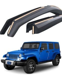 Deflectores de ventana irrompibles -Humo Premium