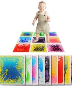 Tapete de Actividades Art3d Liquid Fusion para Niños,