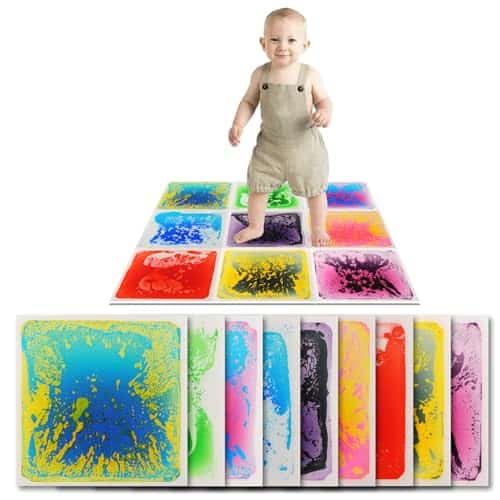 Tapete de Actividades Art3d Liquid Fusion para Niños,