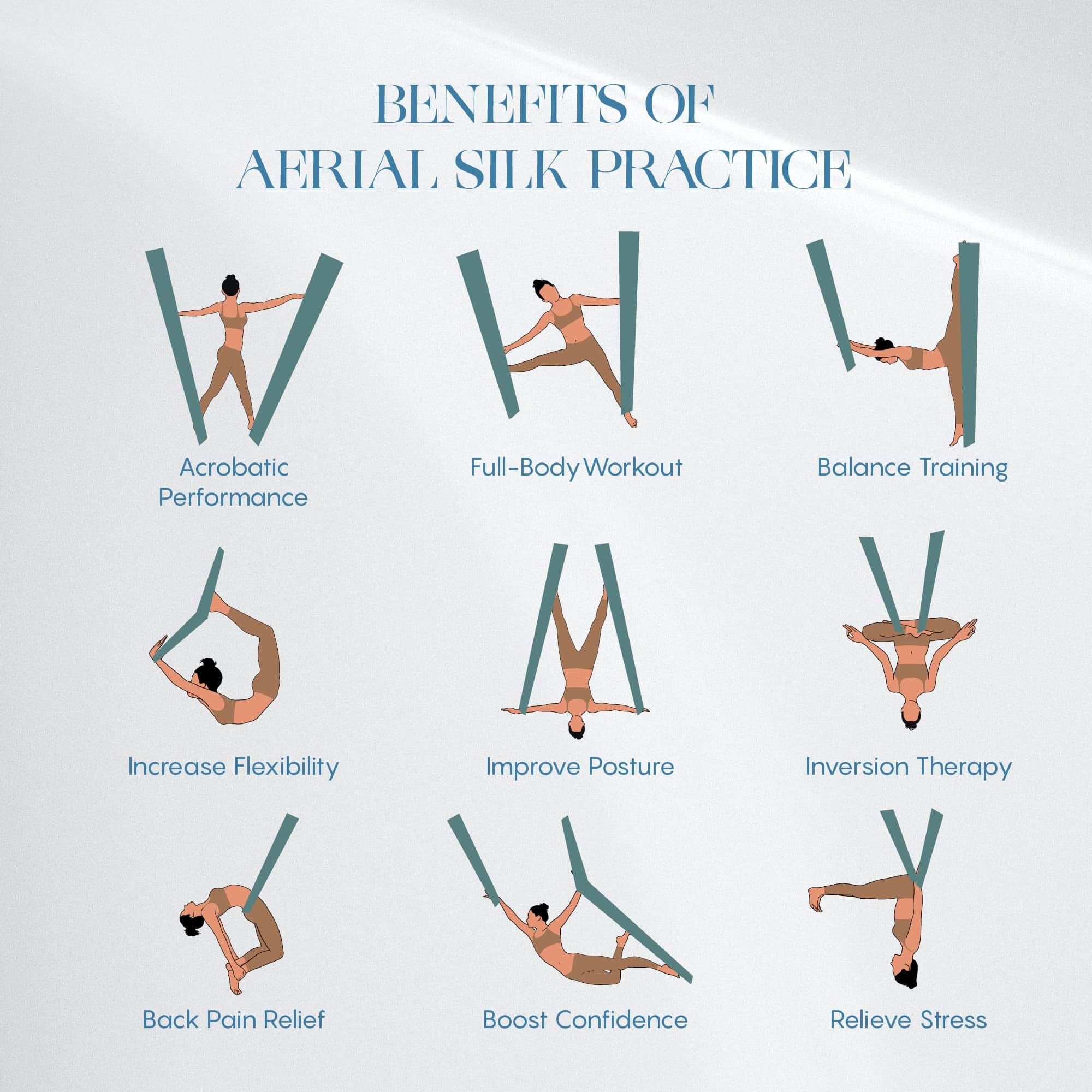 Kit de Aerial Silks de 11 Yardas de Aum -Lavanda - Imagen 4