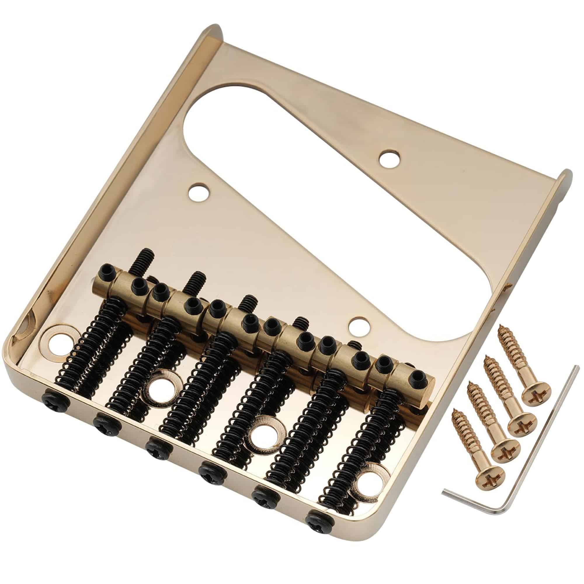 Puente vintage Musiclily Pro de 54 mm para Telecaster con 6