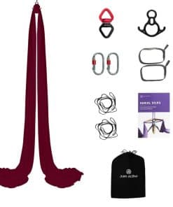 Kit de Aerial Silks de 11 yardas de Aum -Plum