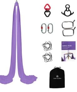 Kit de Aerial Silks de 11 Yardas de Aum -Lavanda