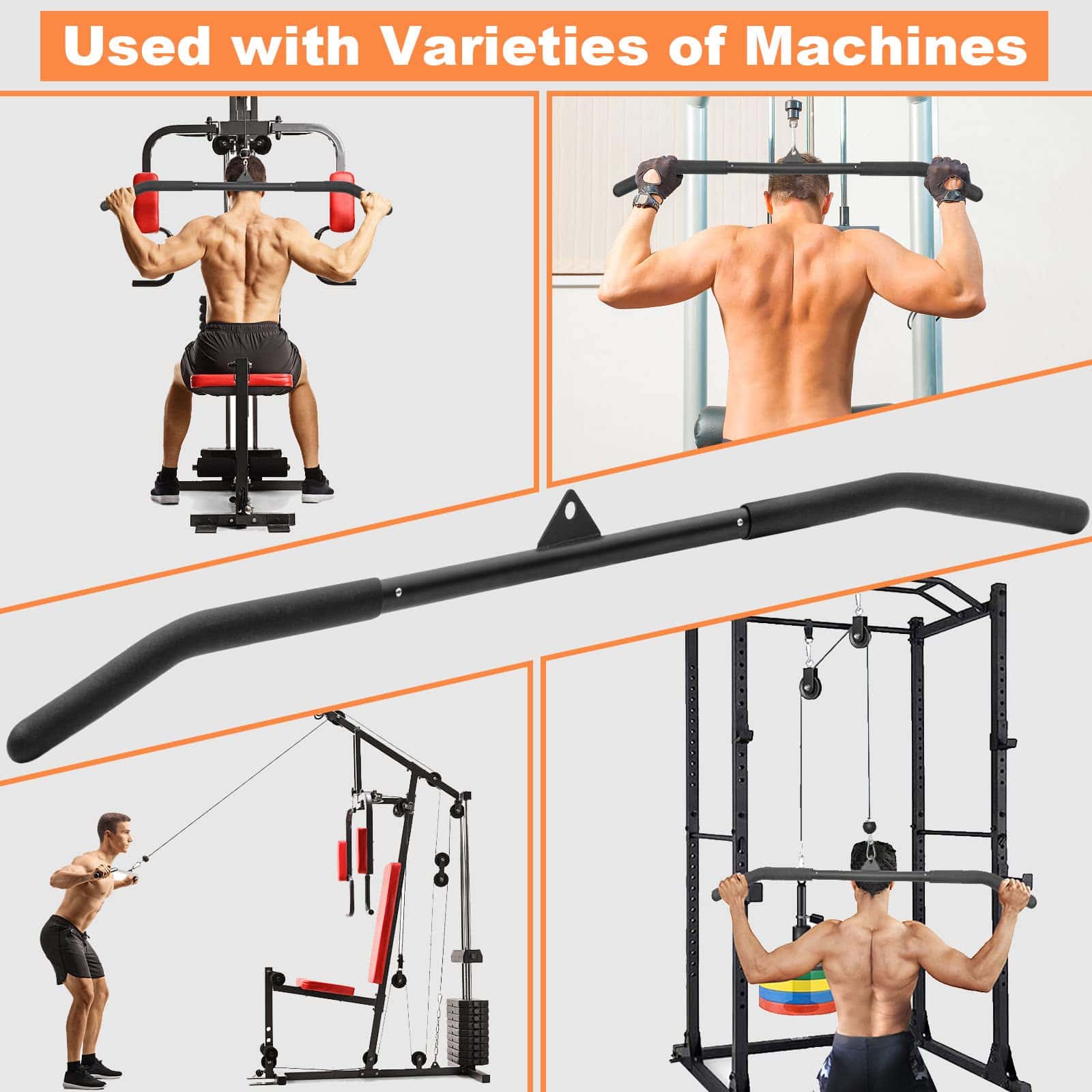 Barra de Lat Pulldown de 39.37 Pulgadas para Máquina de - Imagen 6