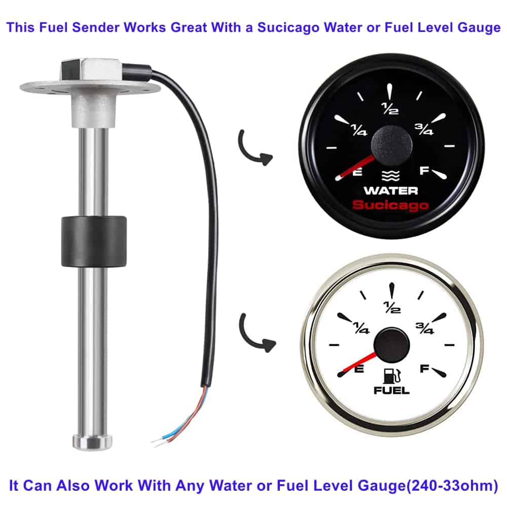 Sucicago Sensor de Nivel de Combustible Marino para Camión - Imagen 5