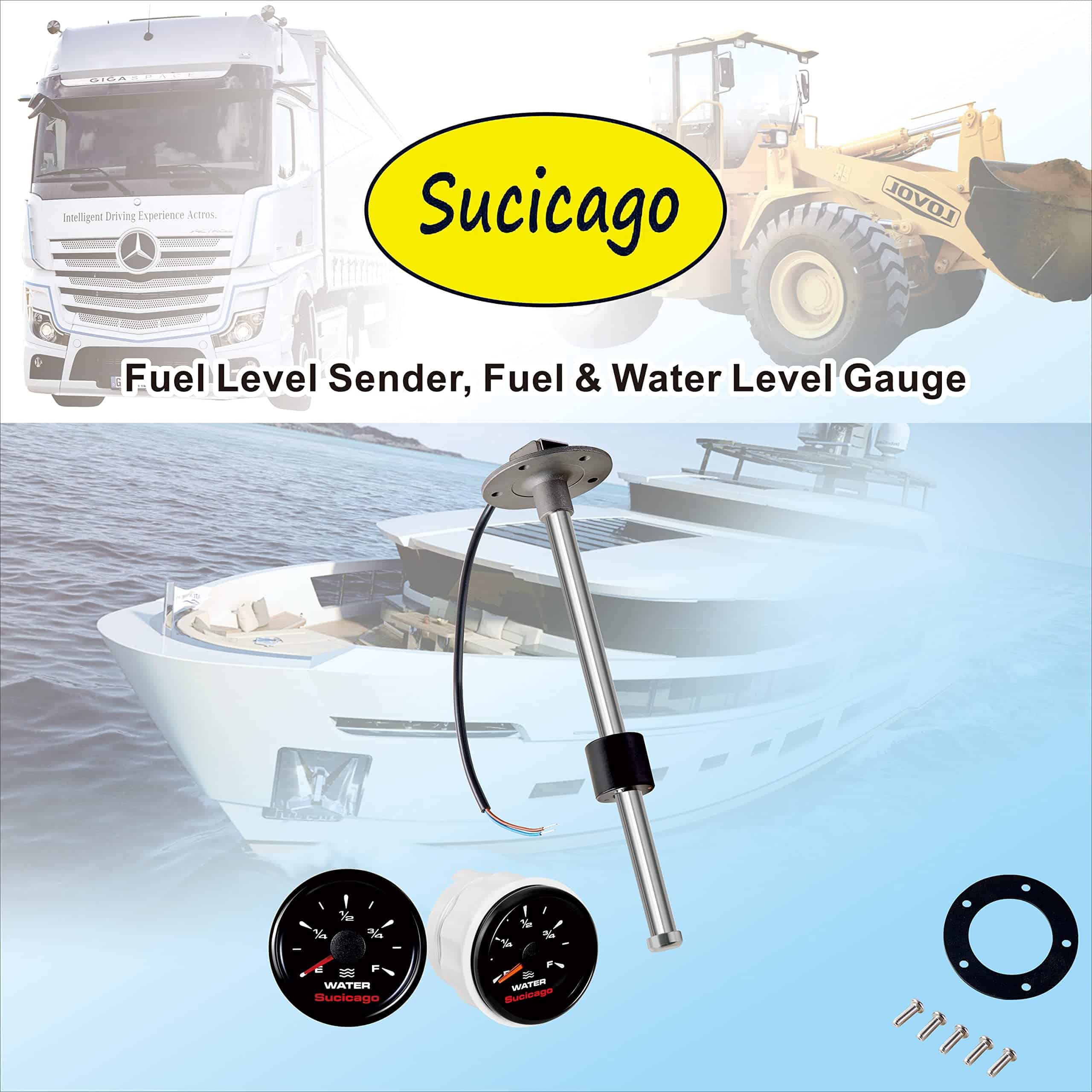 Sucicago Sensor de Nivel de Combustible Marino para Camión - Imagen 8