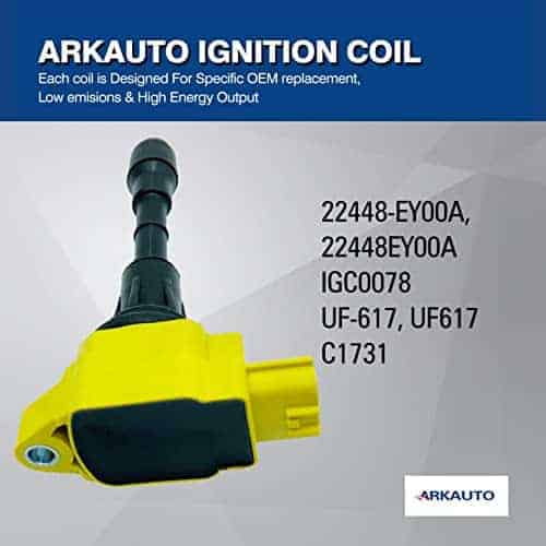 6PCS ARKAUTO ALTO RENDIMIENTO BOBINA DE ENCENDIDO - Imagen 5