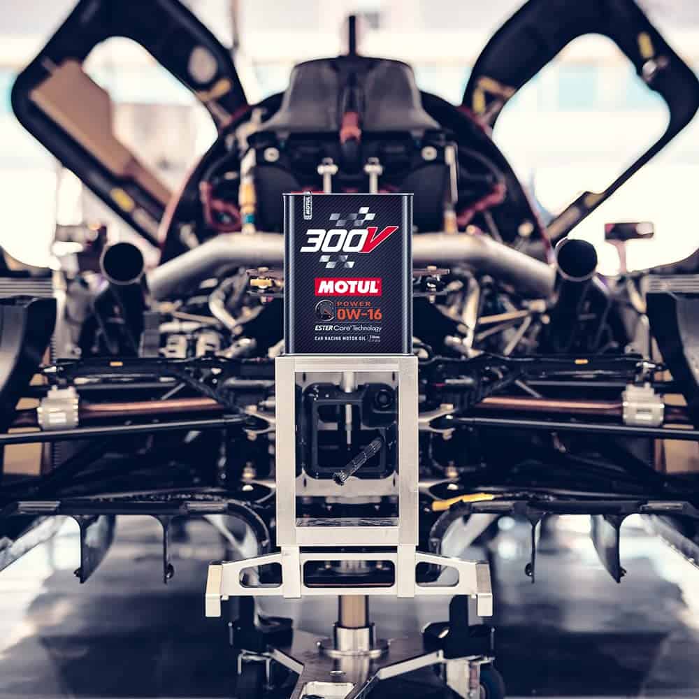 Motul 110855 300V 0W-16 POWER Car Racing Motor Oil Full - Imagen 8