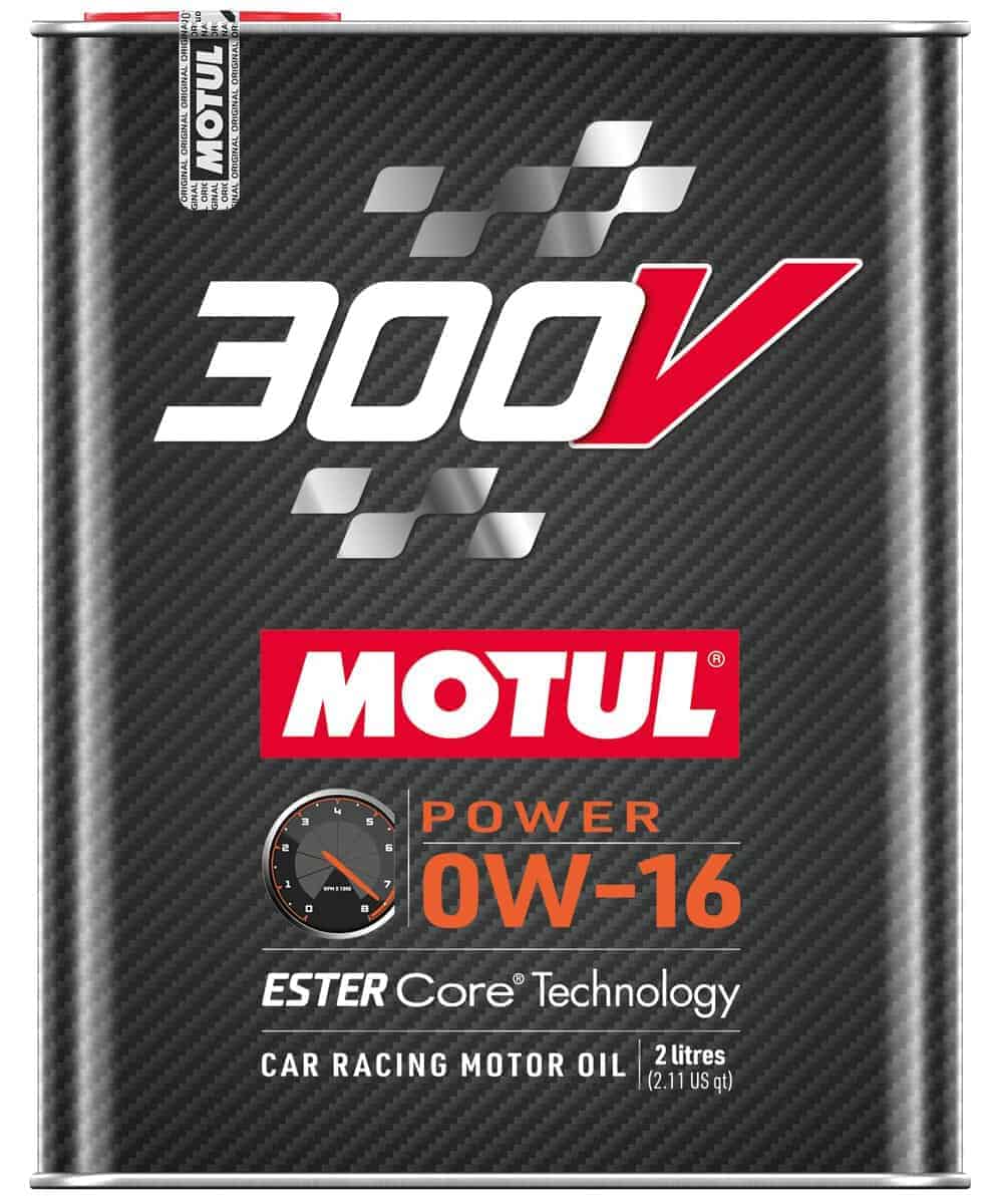 Motul 110855 300V 0W-16 POWER Car Racing Motor Oil Full