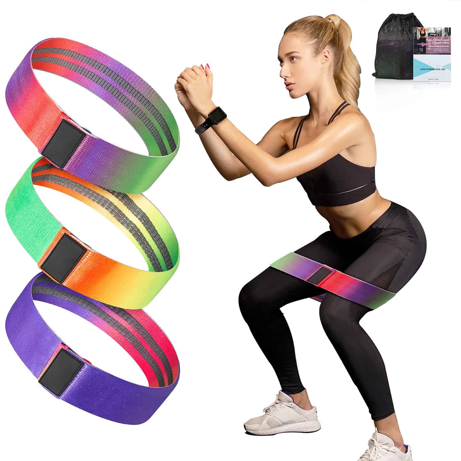 Banda de Resistencia Uten para Entrenar, 3 Niveles de Banda